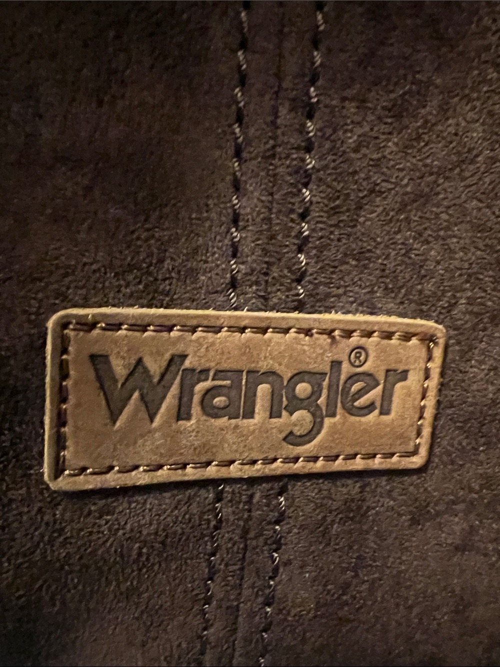 Wrangler Brown Suede Hobo with Tooled Leather Strap - Picture 14 of 14